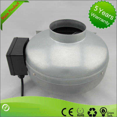 Round Duct Fan For Greenhouse Air Exchange, Hydroponic Growing & Fresh Air Supply
