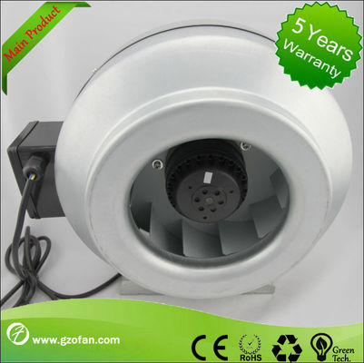 Inline Fan Optimized For Hydroponic Systems, Grow Rooms & Indoor Farming Ventilation