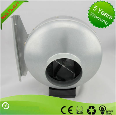 Stainless Steel Blade 125mm AC Exhaust Inline Duct Fan For Industrial And Farm