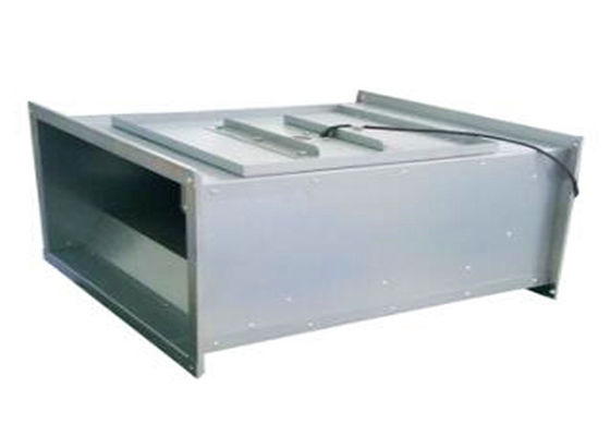 Square Rectangular Duct Fan Galvanized Steel Low Noise For Central Asia HVAC Ventilation